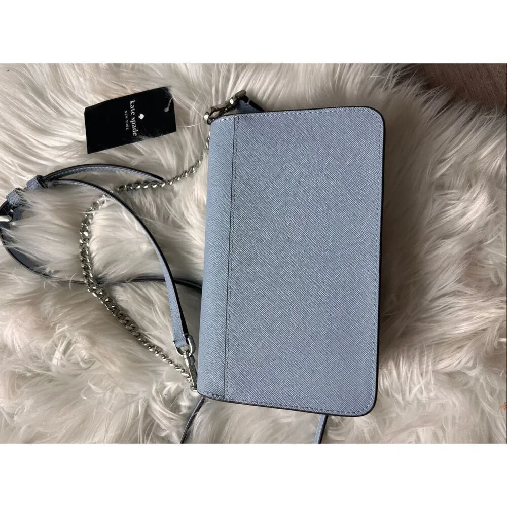 Kate Spade light blue crossbody MADISON WILLOW MINI NEW retail $299